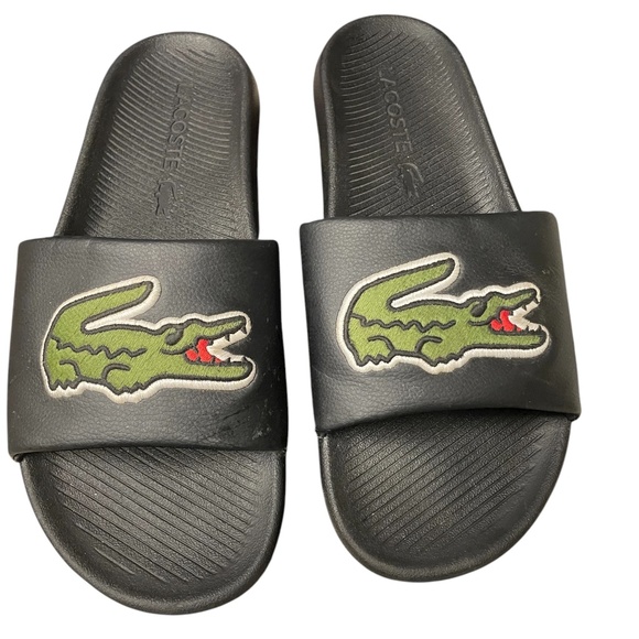 Men's Lacoste Croco Slide Size 13 - Picture 1 of 6